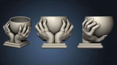 3D model Hand World (STL)